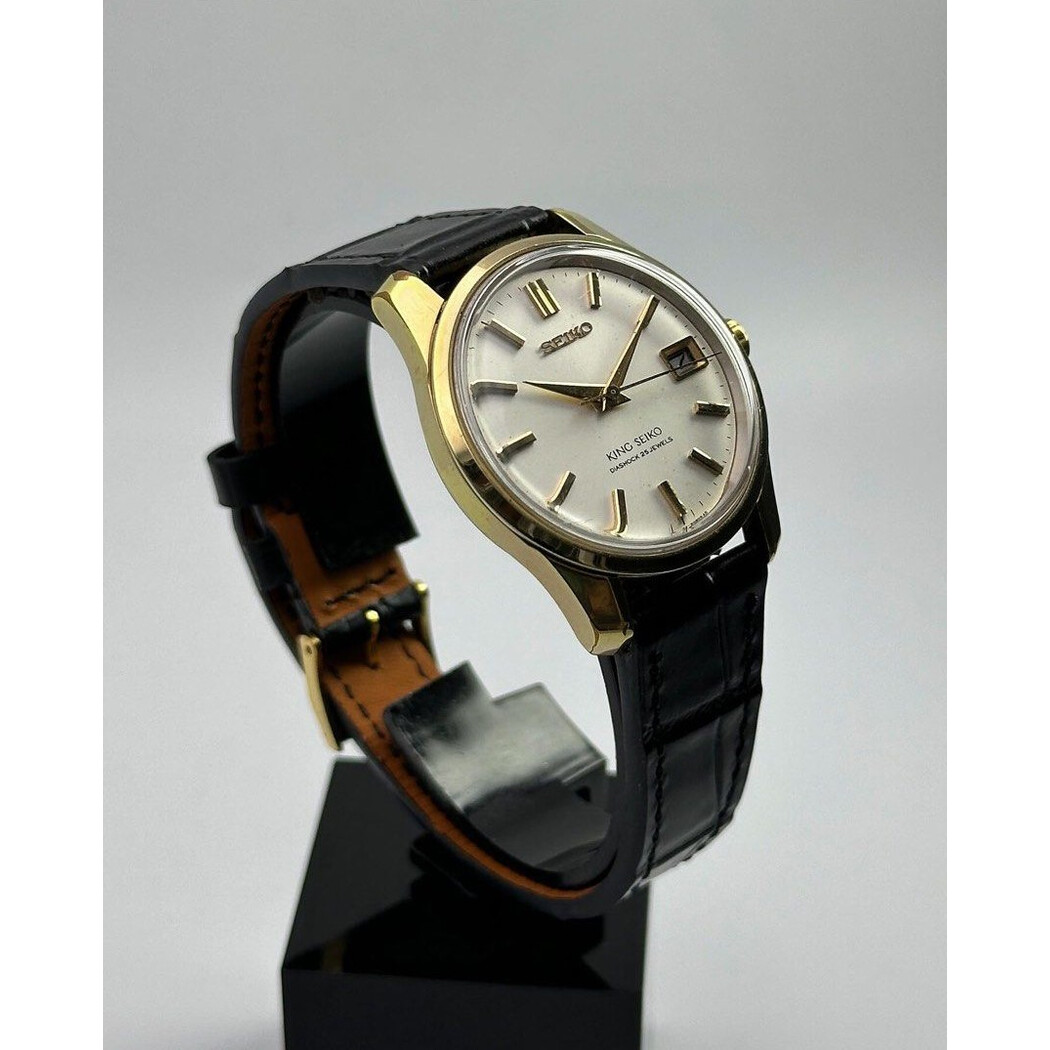 35mm • 1966 King Seiko 44KS 4402-8000 Gold Plated Manual Winding